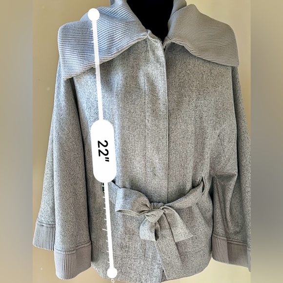 Free People Grey jacket or cape - Picture 3 of 8